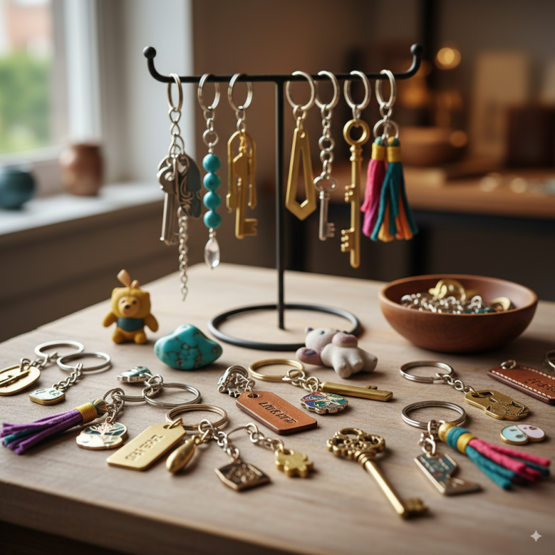 Llaveros y colgantes