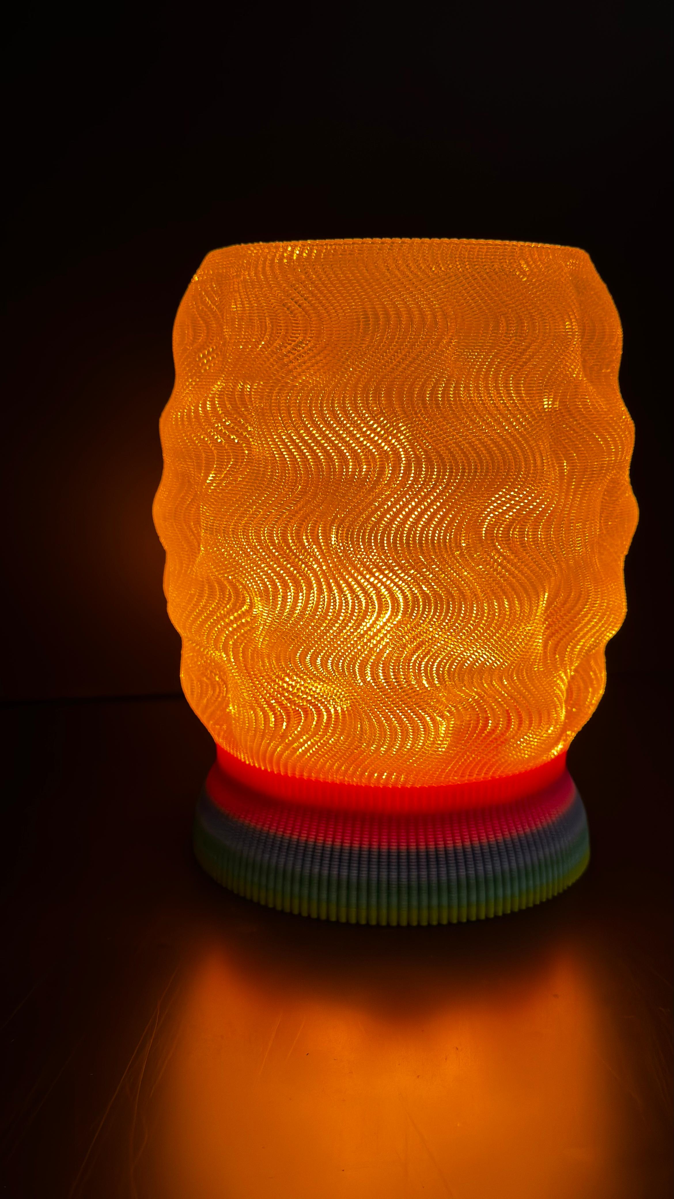 Lampara Burbula Rainbow