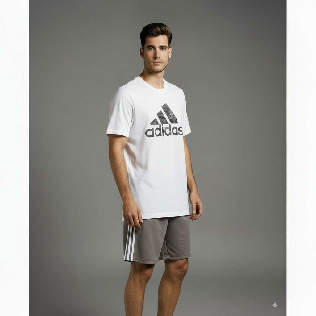 Adidas Camo Short Sleeve Tee - Imagen 3