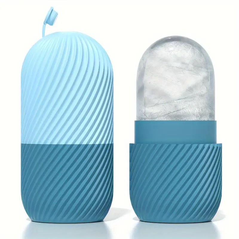 Rodillo facial de hielo de silicona reutilizable - Imagen 4