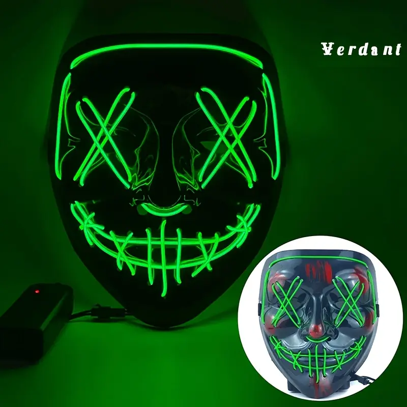 Mascara de luz LED para fiestas - Imagen 4