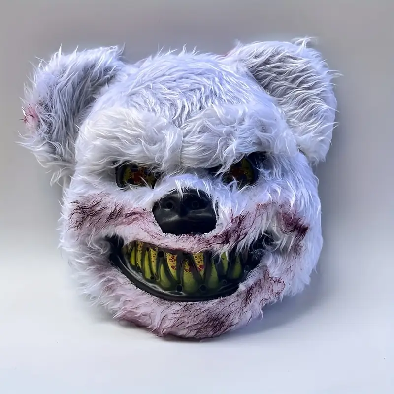 Máscara Terrorífica Conejo/Oso de Halloween – Cosplay Creepy - Imagen 4