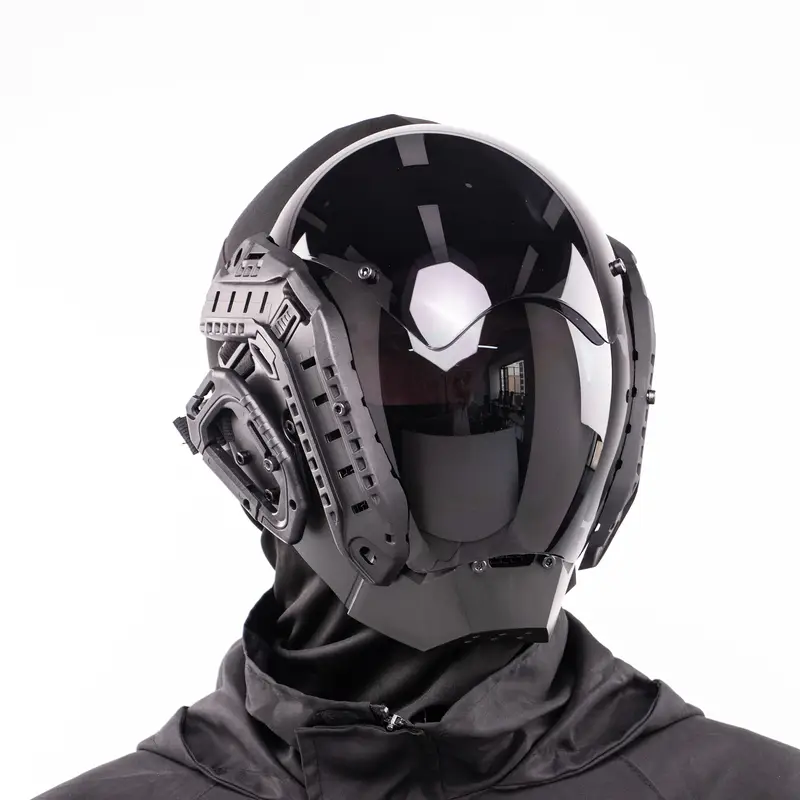 Set Máscara Mecha Punk Futurista con Balaclava - Imagen 3