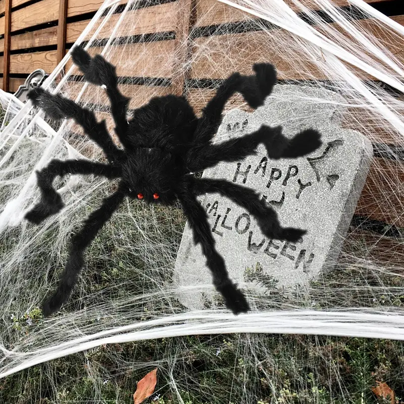 Araña Decorativa Negra para Halloween