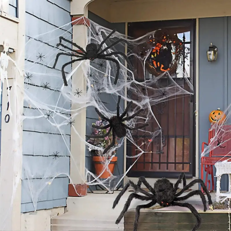 Araña Decorativa Negra para Halloween - Imagen 3