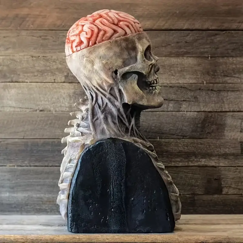 Máscara de calavera gótica para hombre - Imagen 2