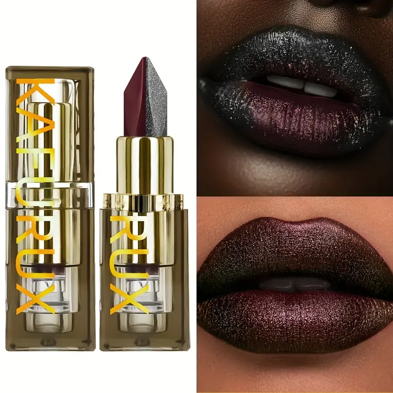 Labial Bicolor Rojo-Negro Resistente XUS - Imagen 2